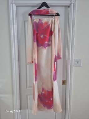 Halston Heritage Floral Dress